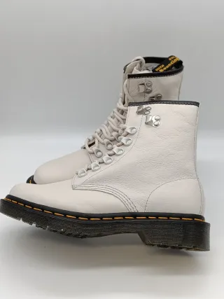 Dr. Martens 1460 Pelle Morbida Bianca Tg 37