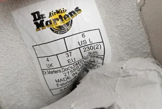 Dr. Martens 1460 Pelle Morbida Bianca Tg 37