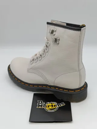 Dr. Martens 1460 Pelle Morbida Bianca Tg 37