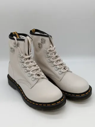 Dr. Martens 1460 Pelle Morbida Bianca Tg 37