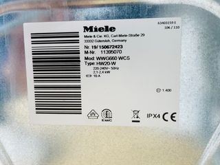 Lavadora Miele W1 TwinDos 9kg - Nueva