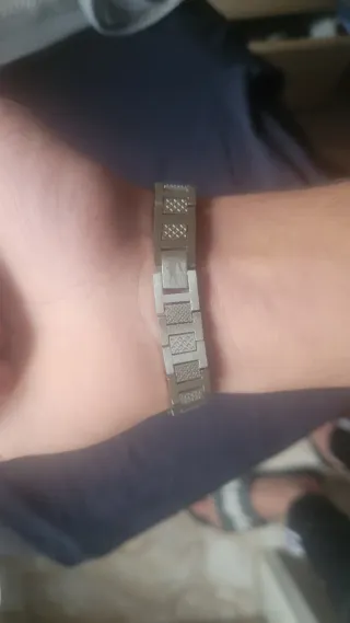 Pulsera Lacoste Hombre Plata