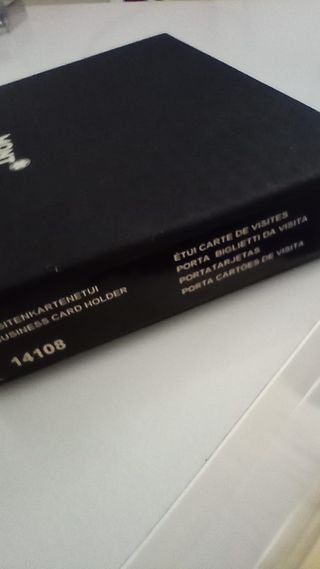 Tarjetero Mont Blanc Negro Unisex