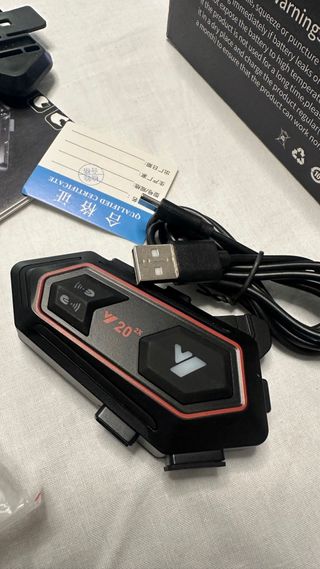 Intercomunicador Casco Moto Bluetooth V20 2x