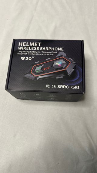 Intercomunicador Casco Moto Bluetooth V20 2x