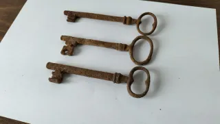 Lote 3 llaves antiguas grandes