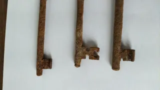 Lote 3 llaves antiguas grandes