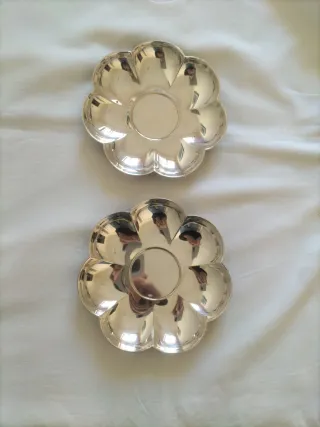 Vajilla antigua plata alpaca Alpadur fuente