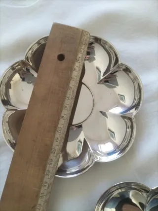 Vajilla antigua plata alpaca Alpadur fuente