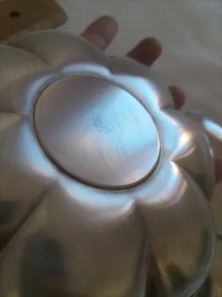 Vajilla antigua plata alpaca Alpadur fuente