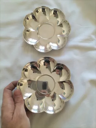 Vajilla antigua plata alpaca Alpadur fuente