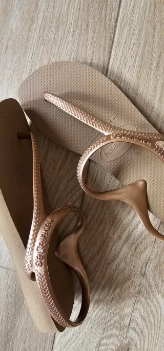 Sandalias Havaianas Flash Urban Rose Gold T. 37/38