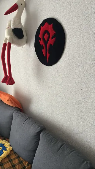 Alfombra Escudo WOW Hecha a Mano