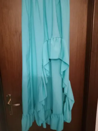 Abito donna lungo a balze