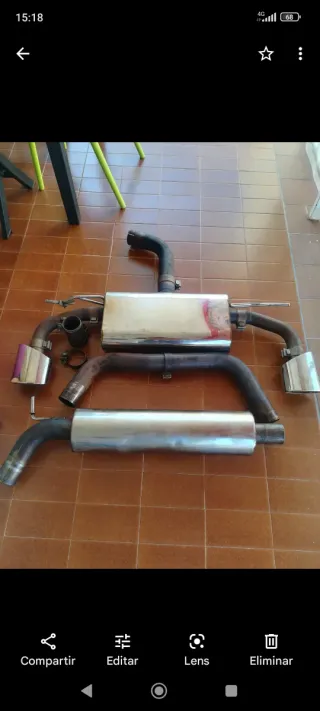 Linea escape FOX León Cupra 300