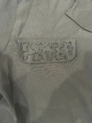 Blusa elegante LADYBEA nera con perline compleo co