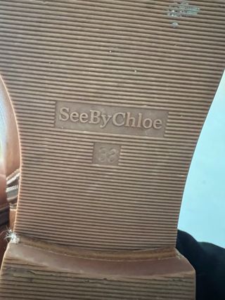 Botas See By Chloé Castanhas