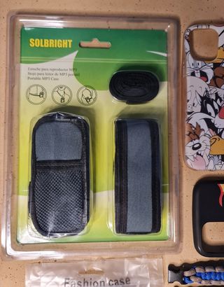 LOTE FUNDAS MOVIL / PULSERAS /VARIOS