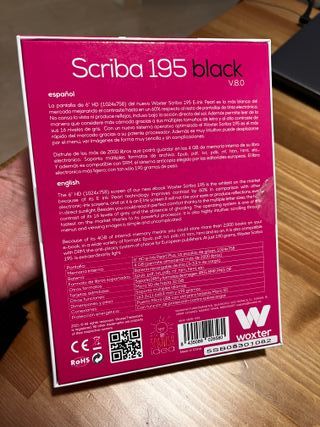 Ebook Woxter Negro Nuevo + Ticket y Seguro