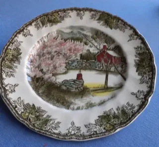 Plato Johnson Bros Escena Rural