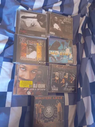 Lote CDs Rap USA: Eazy E, DJ Quik, MC Eiht