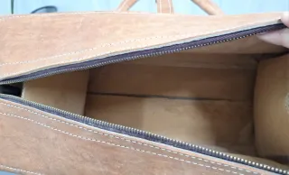 Maletín de viaje marroquí de cuero