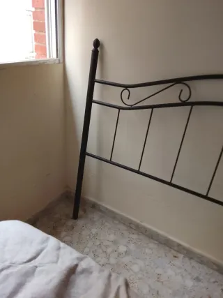 Cabezal de cama de hierro forjado