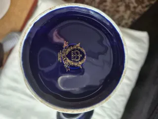 Jarrón Capeans Porcelana Azul
