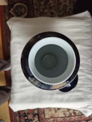 Jarrón Capeans Porcelana Azul