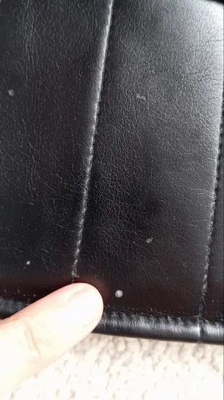 Guantes de esquí vintage negros.