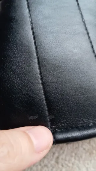 Guantes de esquí vintage negros.