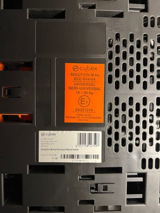 Silla Cybex Gold M-fix Grupo 2/3 Negra