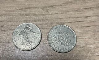 Monedas Francesas 1 Franco 1960