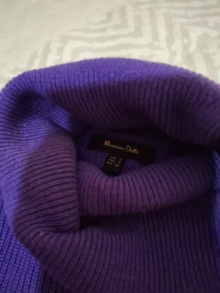 Vestido largo Massimo Dutti Morado