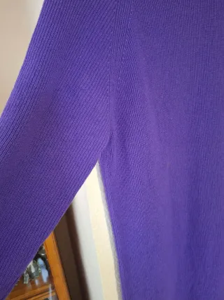 Vestido largo Massimo Dutti Morado