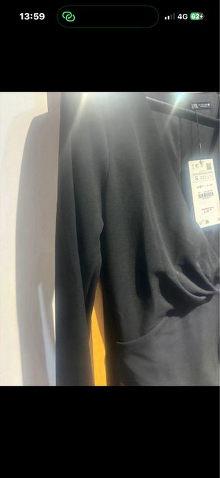 Vestido Zara Negro Talla s