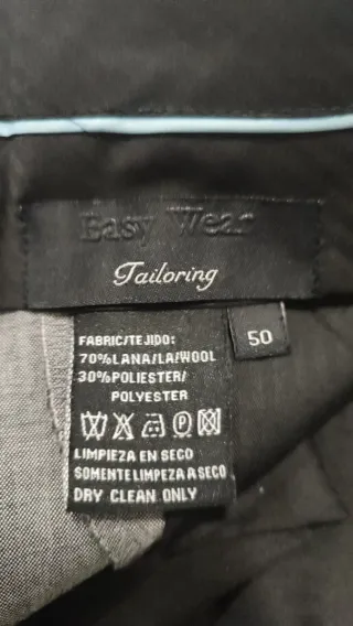 Traje Easy Wear Gris