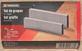 3000 Grapas Parkside 15/20mm Precintadas