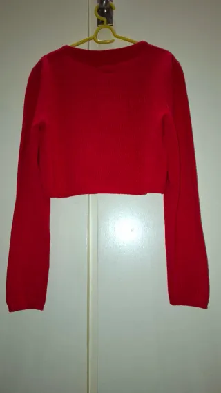 Vestido niña ceremonia fiesta blancorojo.10-12 año