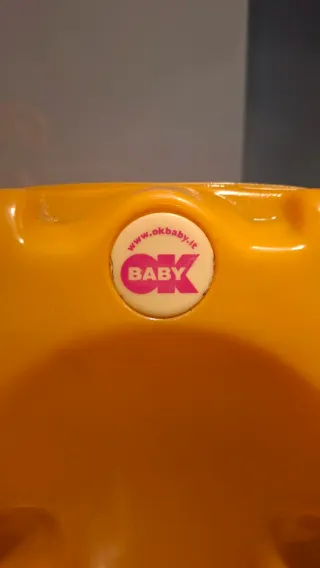 Bañera bebé naranja