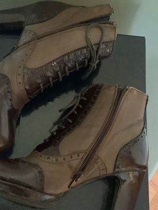 Stivaletti pellCalpierre Made in Italy Tg 37