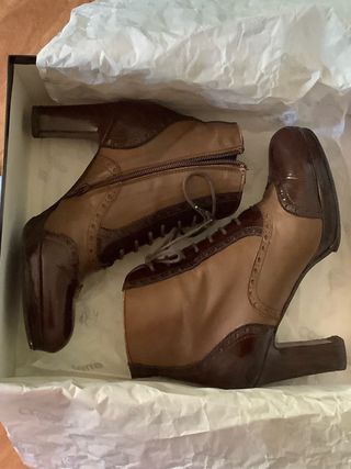 Stivaletti pellCalpierre Made in Italy Tg 37