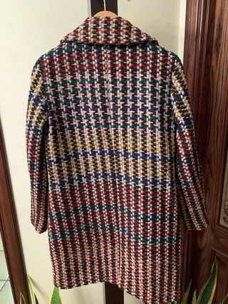 Abrigo ONLY cuadros multicolor