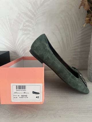 Zapatos Alma en Pena ante verde talla 42 - un uso