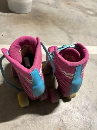 Patines de niña rosas y turquesa de soy Luna