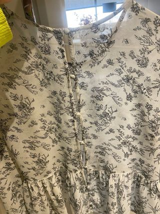 Blusa boho estampada con alguna pequeña lentejuela