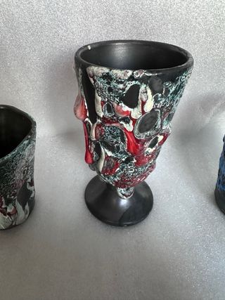 Cerámica francesa: copas y cuenco