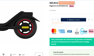 Patinete Eléctrico Wispeed C10-55 MAX nuevo