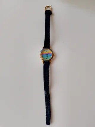 Orologio Lip donna oro e arcobaleno