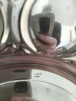 Vajilla antigua fuente servir plata alpaca vintage